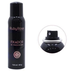 Kit 12 Spray Fixador de Maquiagem Ruby Rose 150ml HB-312