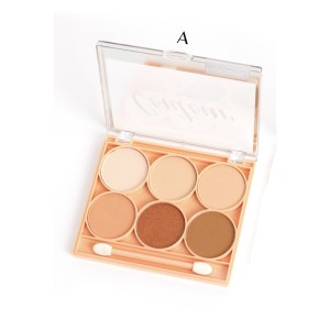 Paleta de Contorno Facial Cor A Estojo Contour Febella