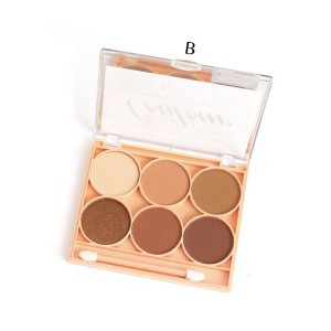 Paleta de Contorno Facial Cor B Estojo Contour Febella