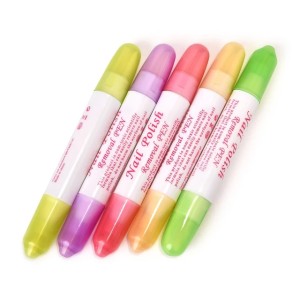 Kit 5 Caneta Removedora de Esmalte com Algodão