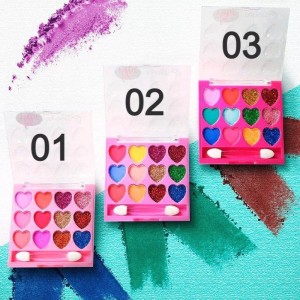 Paleta de Sombras Love Ballet Teen Cor 03 Febella c/ 12 Cores