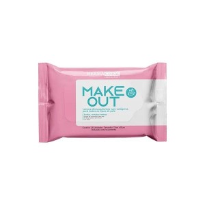 Lenço Demaquilante Make Out com Colágeno Dermachem com 25 Unidades