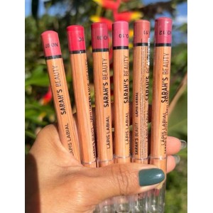 Kit 12 Lápis Labial Sarah's Beauty