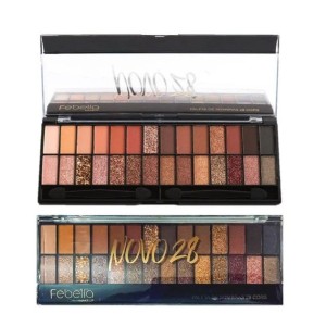 Paleta de Sombra Novo 28 Cor A Febella c/ 28 Cores
