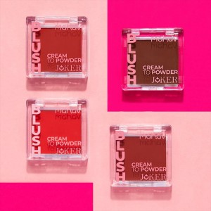 Kit 4 Blush Cream To Powder Joker Mahav