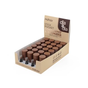 Box 24 Contorno e Bronzer Stick Pocket Dia a Dia Mahav