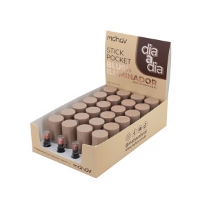Box 24 Blush Iluminador Stick Pocket Dia a Dia Mahav