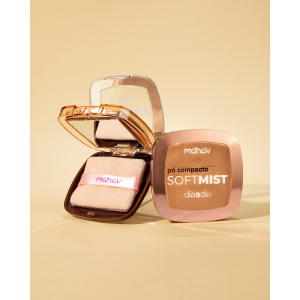 Kit 5 Pó Facial Compacto Soft Mist Dia a Dia Mahav
