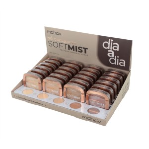 Box 24 Pó Facial Compacto Soft Mist Dia a Dia Mahav