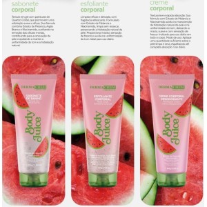 Creme Corporal Desodorante Melancia Body Juice Dermachem 100 g
