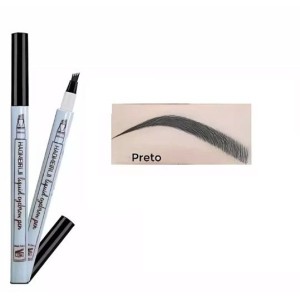 Caneta Delineadora Fio a Fio p/ Sobrancelha Fine Sketch Black 