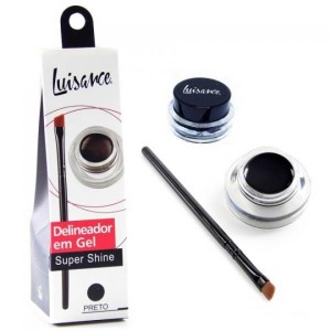 Delineador em Gel Super Shine Luisance Preto c/ Pincel