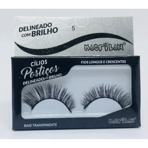 Cílios Postiços Macrilan Delineado com Brilho CL6-2