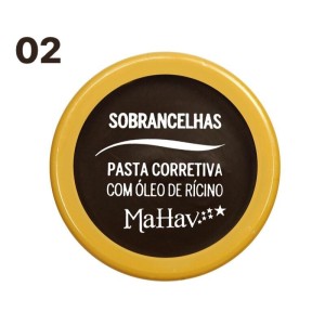 Kit 12 Pasta Corretiva para Sobrancelhas Mahav