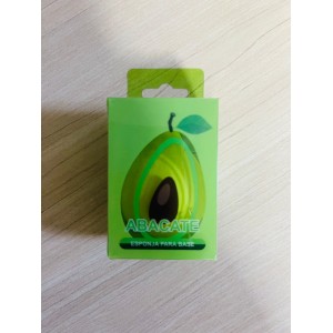 Esponja Fruta Abacate para Maquiagem