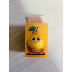 Esponja Fruta Pêra para Maquiagem