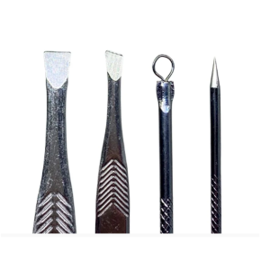 Kit 3 Pinças para Pelos e Sobrancelhas Qbella Manuela