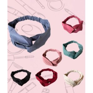 Faixa Turbante para Cabelo Cores Lisas