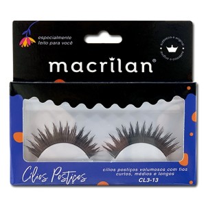 Cílios Postiços Macrilan Fios volumosos, curtos, médios e longos CL3-13