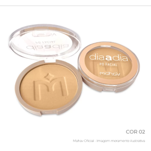 Pó Facial Compacto Dia a Dia Cor 02 Mahav 10 g