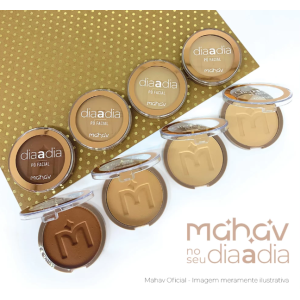 Kit 4 Pó Facial Compacto Dia a Dia Mahav