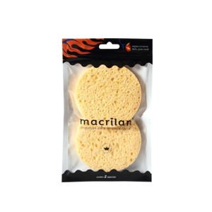 Esponjas para Limpeza Facial Macrilan C/2 - EP-11