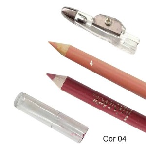 Lápis Duplo para Contorno Labial Matte Luisance Cor 04