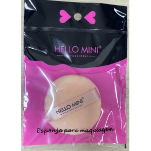 Esponja para Maquiagem Microfibra p/ pó Hello Mini