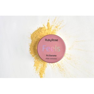 Pó Banana Feels Ruby Rose Efeito Aveludado 14g