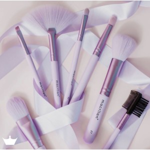 Kit 7 Pincel para Maquiagem Macrilan Lilás KP9-4