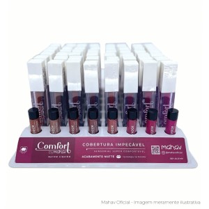 Box 48 Batom Líquido Comfort Matte Mahav