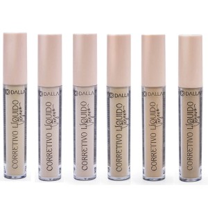 Kit 12 Corretivo Líquido Vegano Dalla Makeup escolha as cores