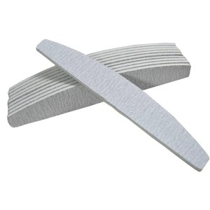 Kit 10 Lixa para Unhas Meia Lua/ Bananão/ Bumerangue 100/180 Qbela Manuela