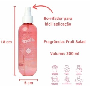 Body Splash Melu Fruit Salad Ruby Rose 200 ml