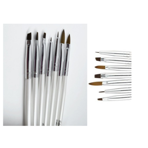 Kit 7 Pincel Hello Mini para Unhas Artísticas