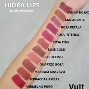 Batom Hidra Lips Quartzo Rosa Vult