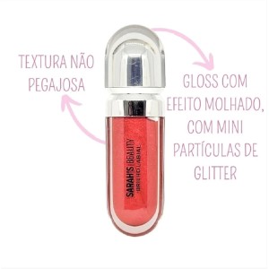 Kit 6 Gloss Labial Brilho Sarah's Beauty