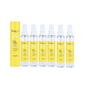 Kit 6 Água Termal On Off Ruby Rose 120 ml