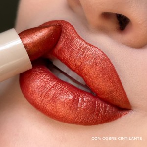 Batom Cintilante Dia a Dia Cobre Shine Mahav