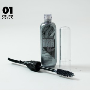 Máscara Temporária p/ Cabelo Magical Hair 01 Cinza Vivai