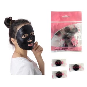 Máscara Facial Comprimida de Fibra de Bamboo c/12 unidades