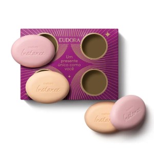 Kit Presente Sabonetes Sortidos Instance Eudora c/ 4 Unidades